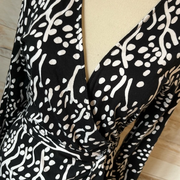 NWOT Diane Von Fürstenberg Sea Spot midi wrap dress size M ( Target) - Picture 3 of 10
